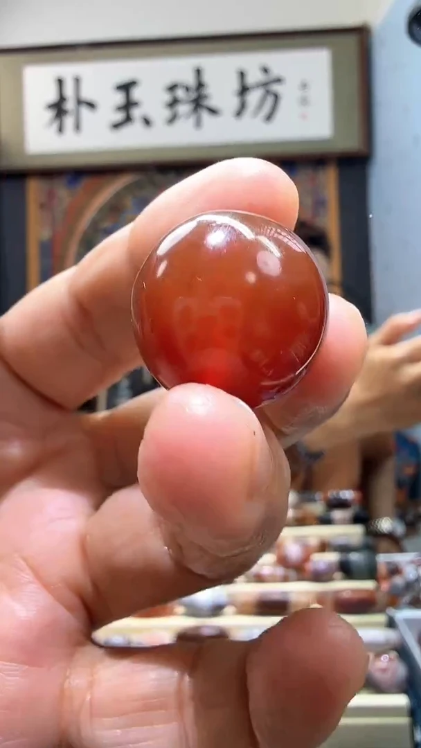 【闪购商品】玛瑙/玉髓颈饰未镶嵌圆珠20*19