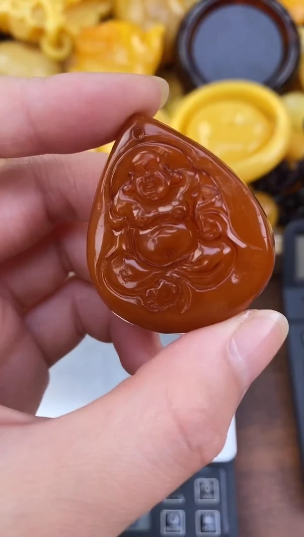 裸石琥珀未镶嵌天然琥珀蜜蜡