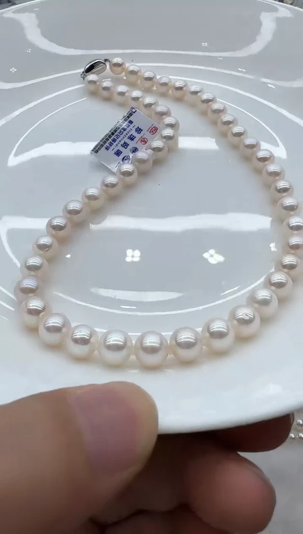 【闪购商品】淡水珍珠颈饰银S925镶嵌清货