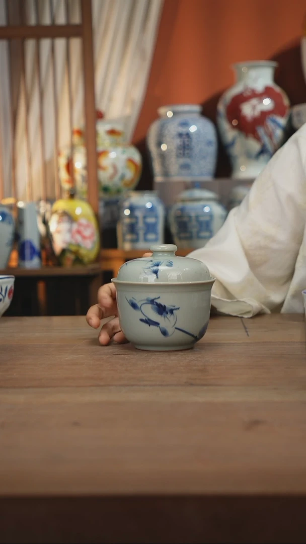 现代 景德镇设计师釉下手绘陶瓷餐具