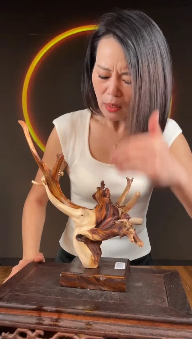 柏木（崖柏）手工摆件,先抢先得! 编号:134