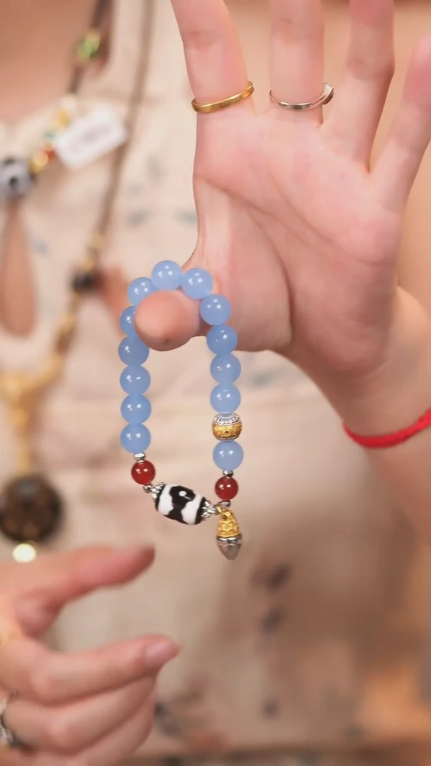 玛瑙/玉髓颈饰未镶嵌传世珠宝