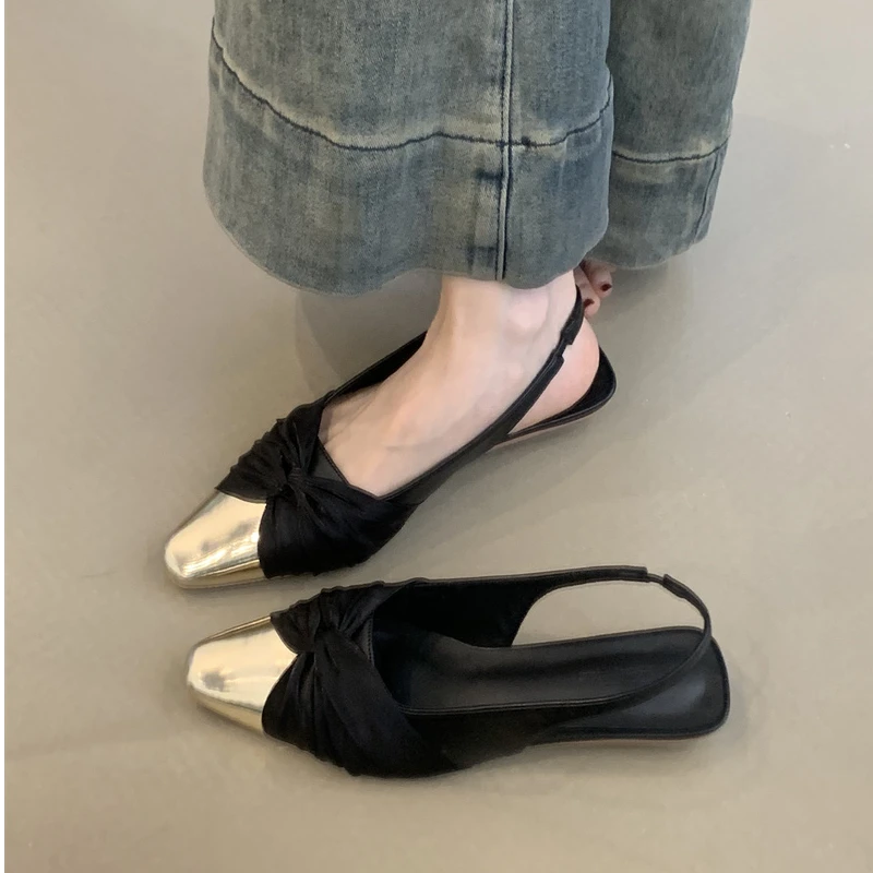 韩菲KM-309-15法式绝美仙女风罗马包头凉鞋外穿2025年新款晚晚鞋