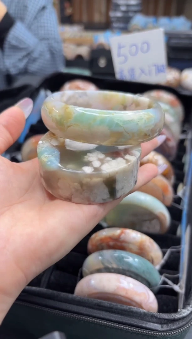 未镶嵌手镯石英质玉C550(60圈赠送镯心)纹