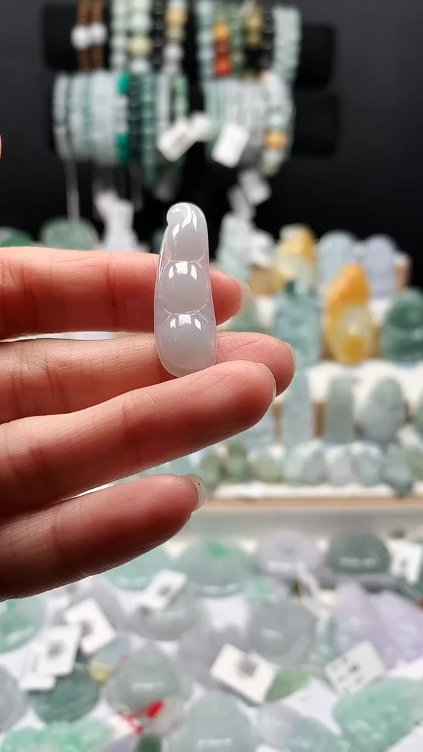吊坠(不含链)未镶嵌翡翠87福豆