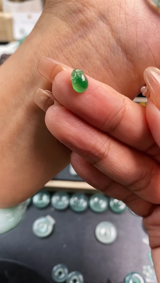 裸石翡翠菠***包钱袋 买断 定向 菠萝脏脏包