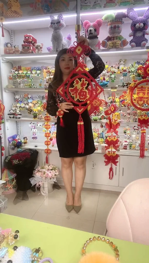 亚克力0961卡8地球珠富贵福材料包买一宠一