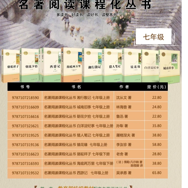 七年级必读书目