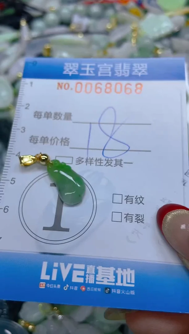 【闪购商品】翡翠颈饰未镶嵌闪购0068068