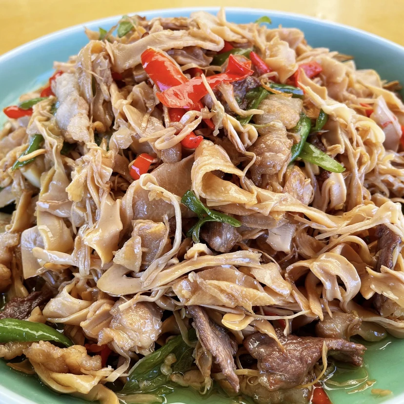 浙江丽水高山玉笋片新鲜竹笋深山火锅笋