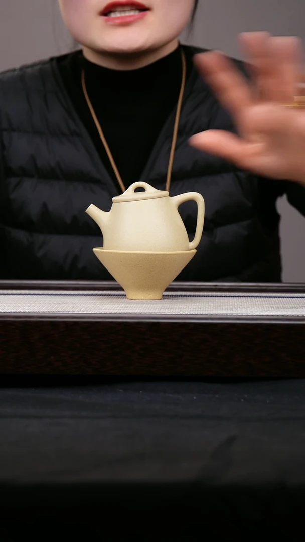 【闪购商品】紫砂茶壶本山绿高石瓢+斗笠杯