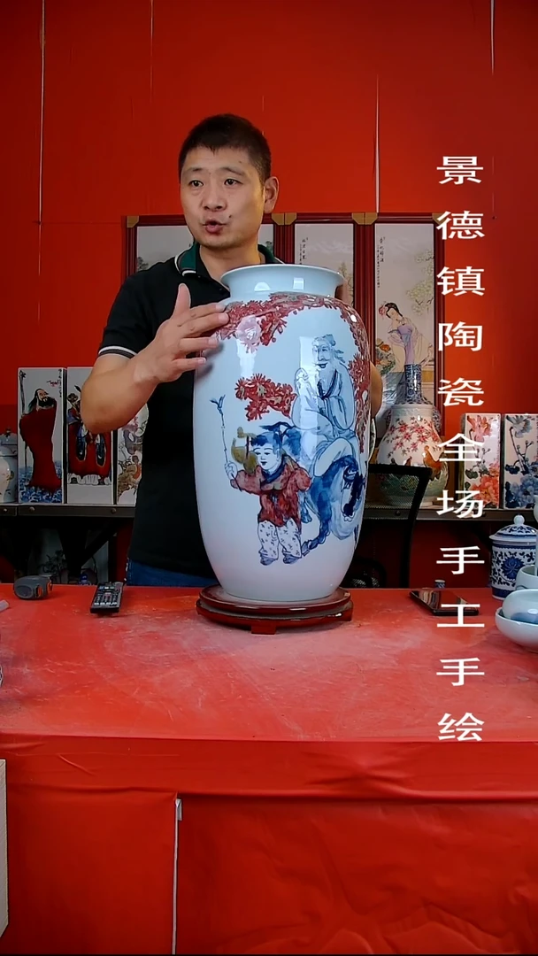 摆件景德镇陶瓷 全场手工手绘21