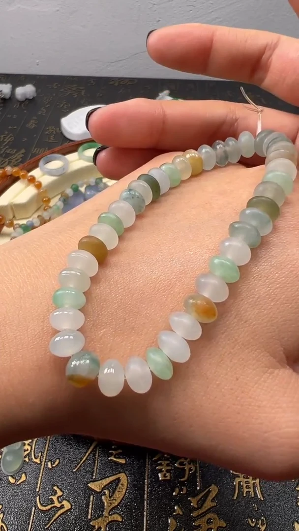 未镶嵌定制翡翠多宝鼓珠