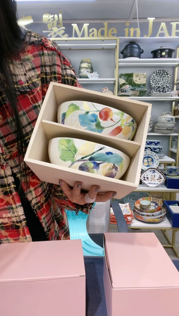 【闪购商品】碗和蓝2件套椭圆钵02559