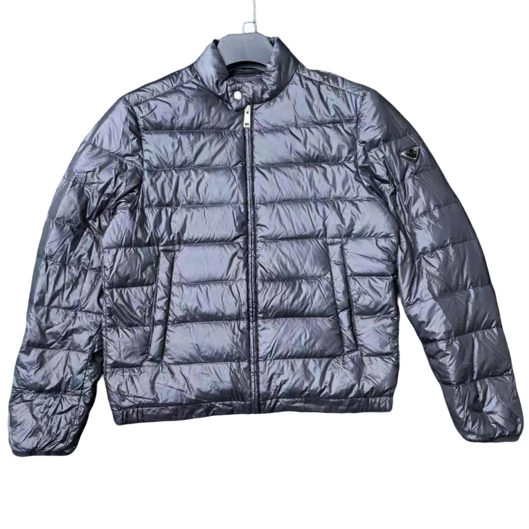 99新 Prada/普拉达 三角钢标羽绒服/M码/99新A1164