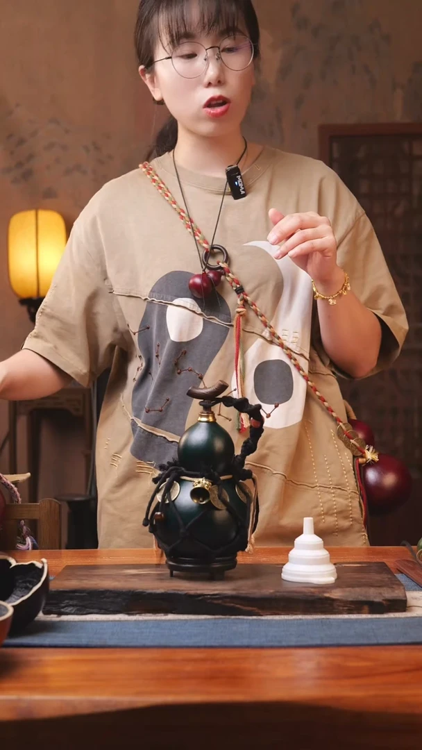 1289号精品大漆葫芦防腐防渗装水茶酒