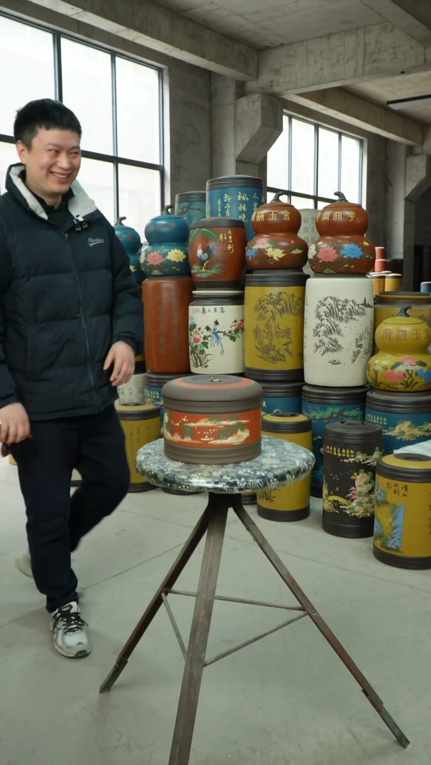 宜兴原矿紫砂茶叶罐