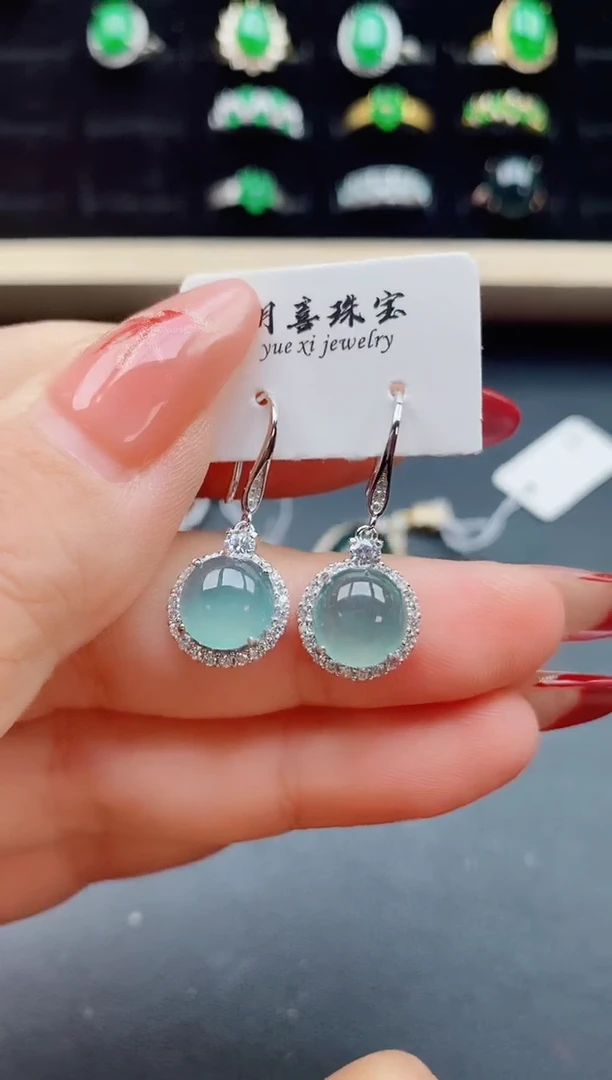 【闪购商品】翡翠戒指银S925镶嵌321321