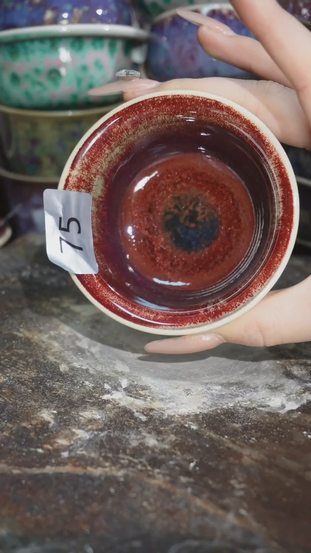 摆件精品窑变钧瓷茶器