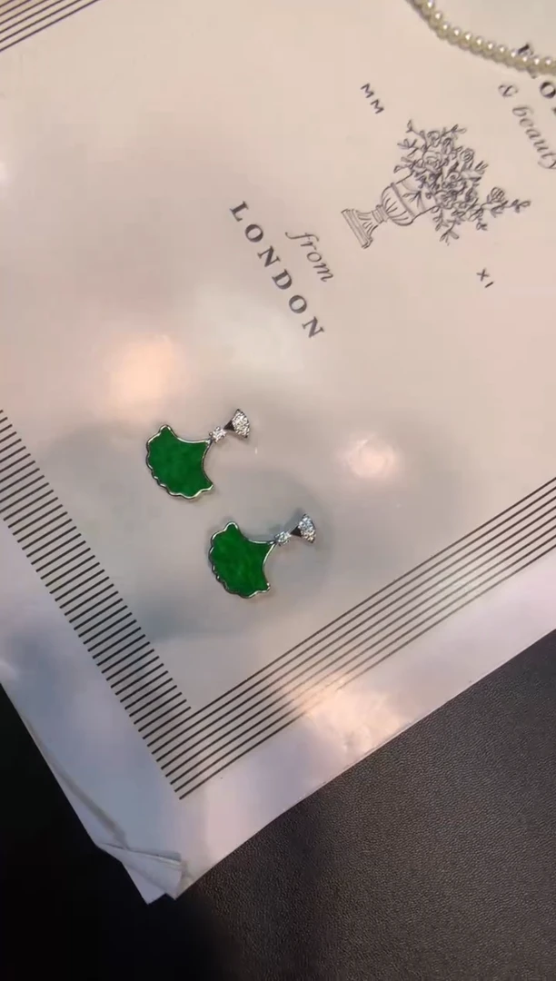 颈饰银S925镶嵌翡翠无事牌 多样性发一件