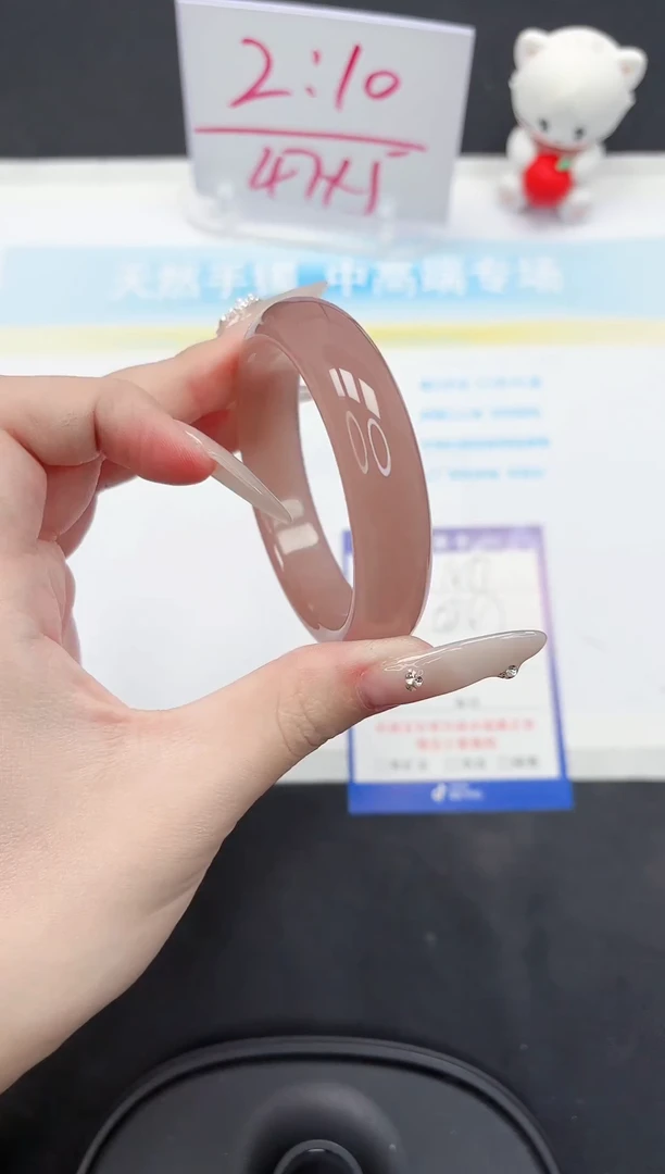 【闪购商品】石英质玉手镯未镶嵌53-54.2