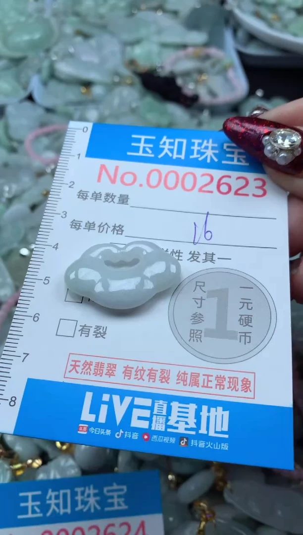 吊坠(不含链)未镶嵌翡翠2623