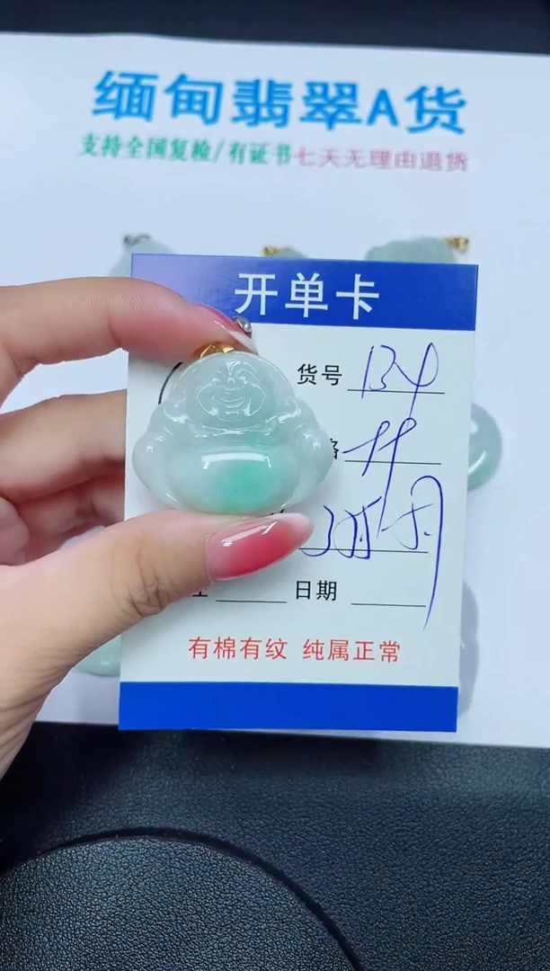 翡翠未镶嵌吊坠(赠链)134