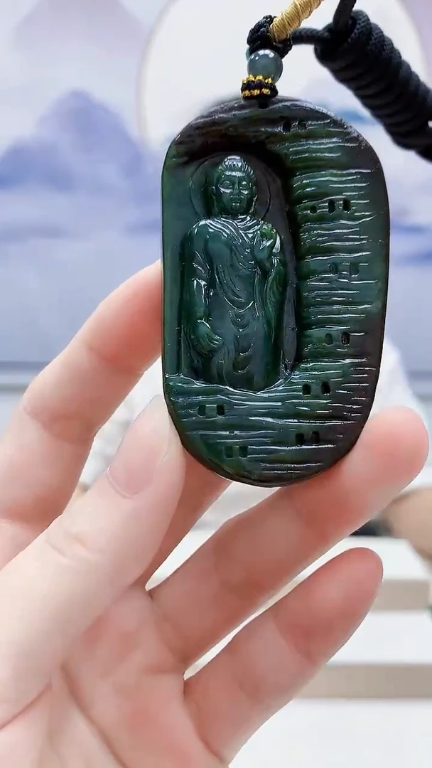 未镶嵌定制翡翠4917ry-毛货挂件73