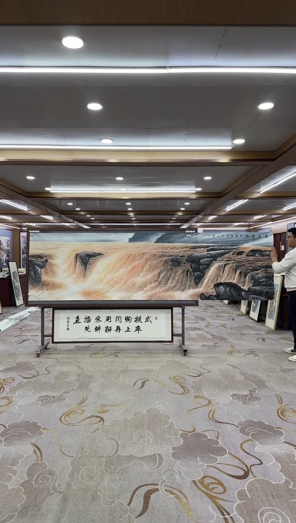 【闪购商品】绘画1张伦玉-小丈二-山水国画