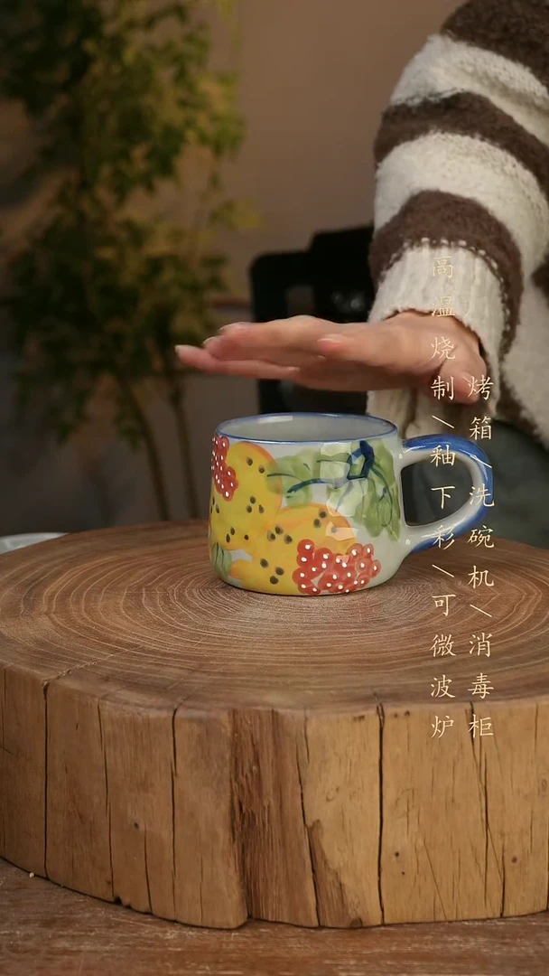 碗瓷景德镇手工手绘高温瓷釉下彩