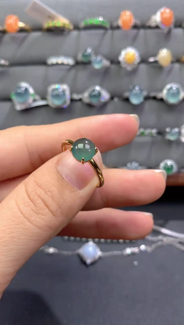 未镶嵌戒指翡翠翡翠A货