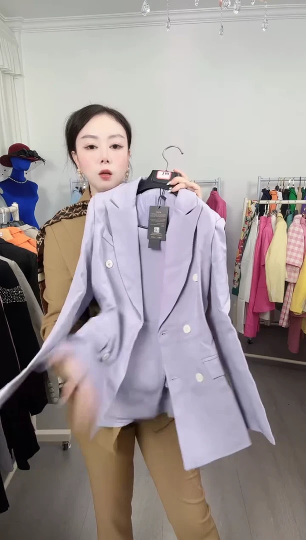 S码九分裤套装（不退不换、高品质西装现货清仓处理）