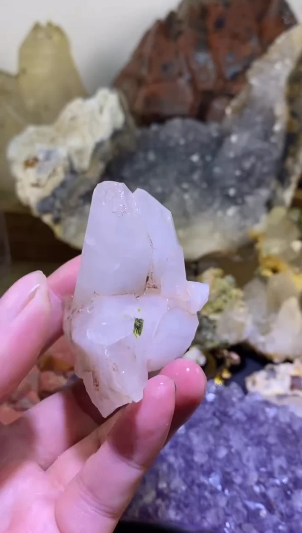 未镶嵌珠宝半成品水晶21号四川美姑超七花园水晶