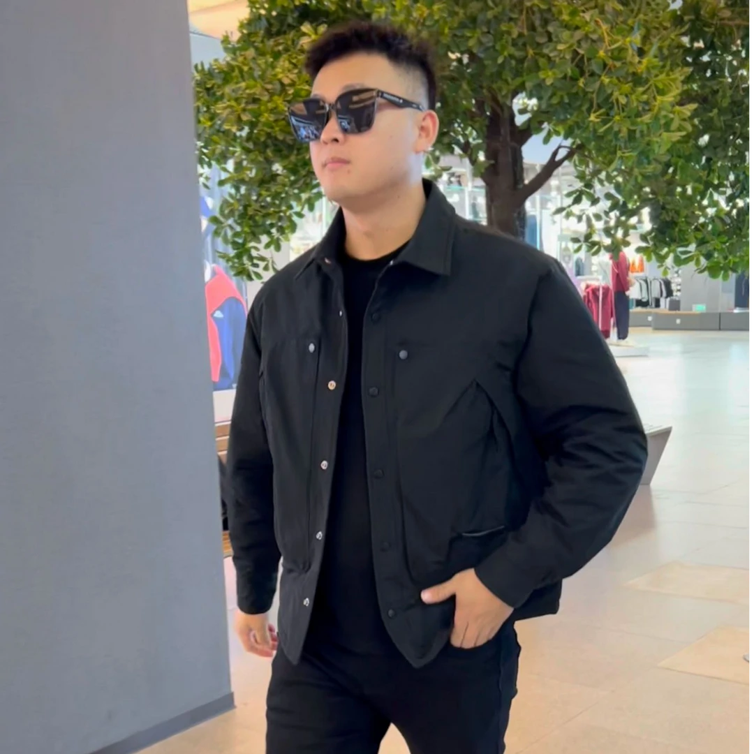 【潮人集结号专属】8824 528男士新款潮流时尚休闲夹克棉服外套
