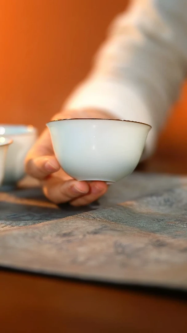 【三和铭窑】蔼生胎-鸡缸杯
