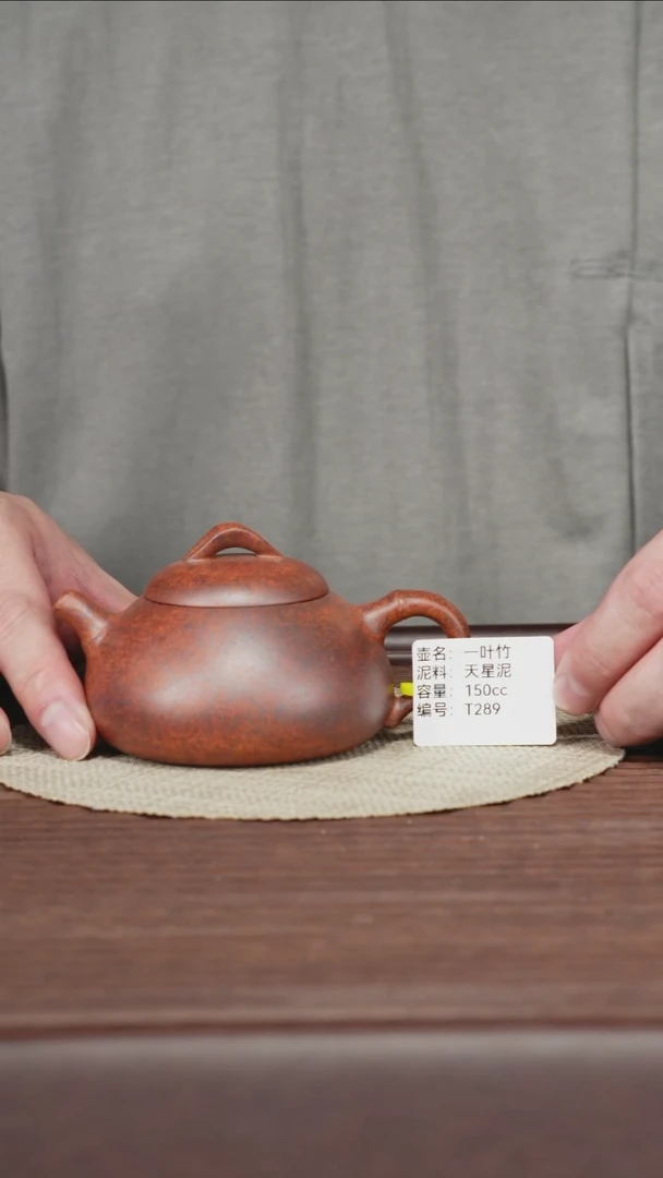 茶壶紫砂T289天星一叶竹150CC
