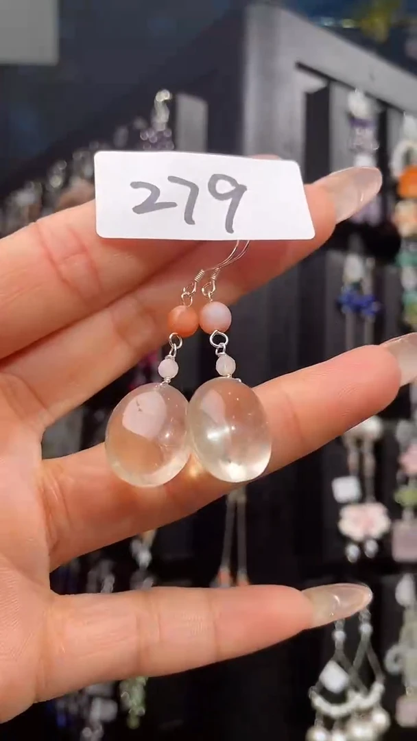 银S925镶嵌耳饰紫晶喜欢拍