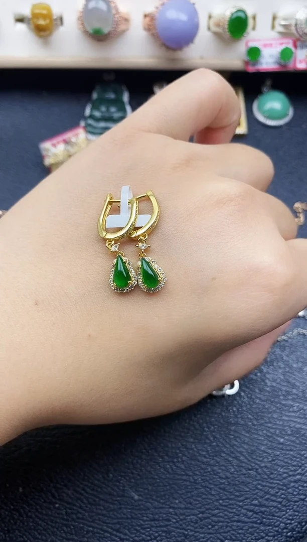 【闪购商品】翡翠戒指银S925镶嵌11111