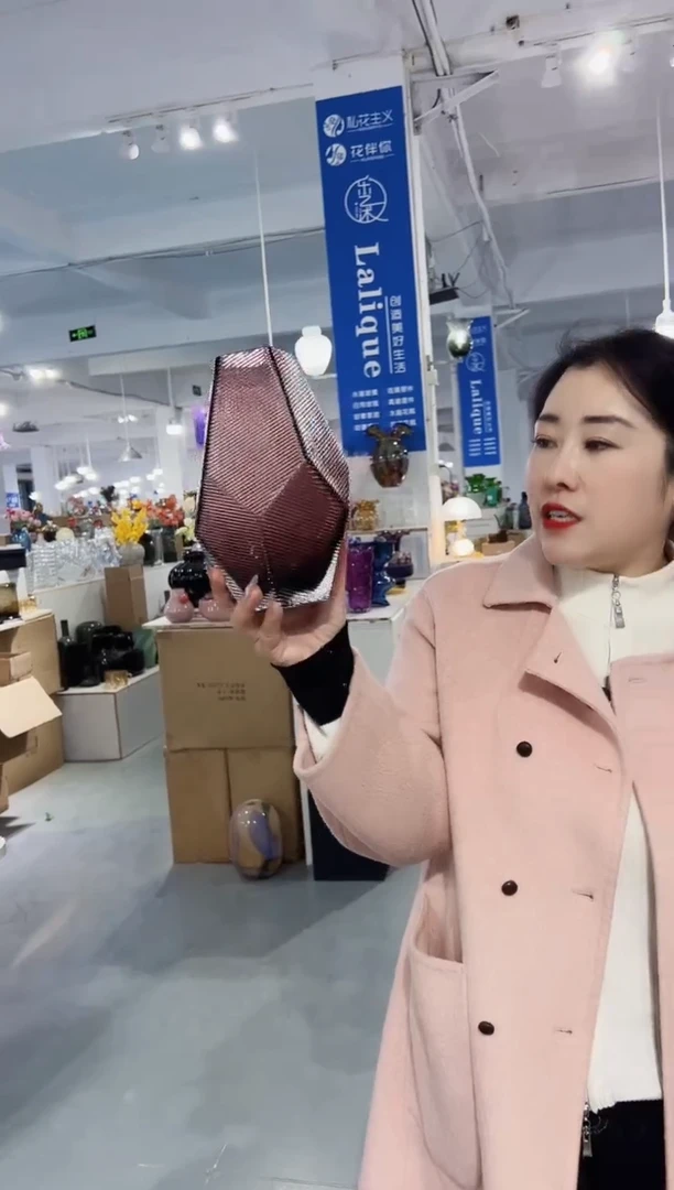 【闪购商品】玻璃花伴你花瓶-微瑕-QIHY