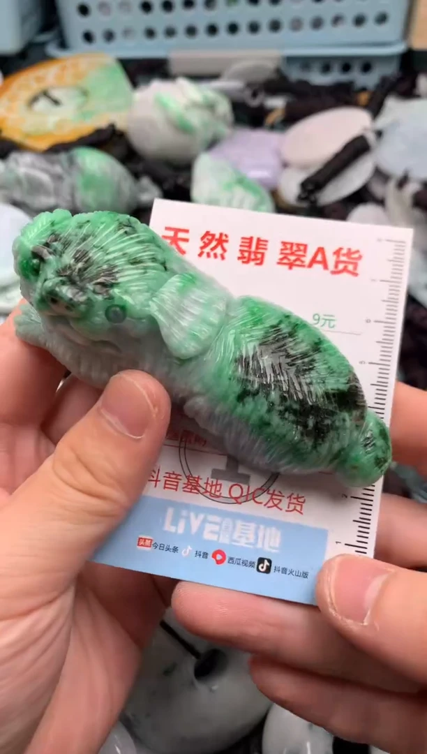 翡翠未镶嵌吊坠(不含链)1