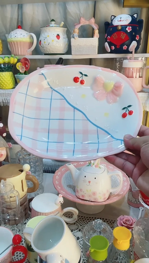 【闪购商品】瓷片菜盘 发货快质量好