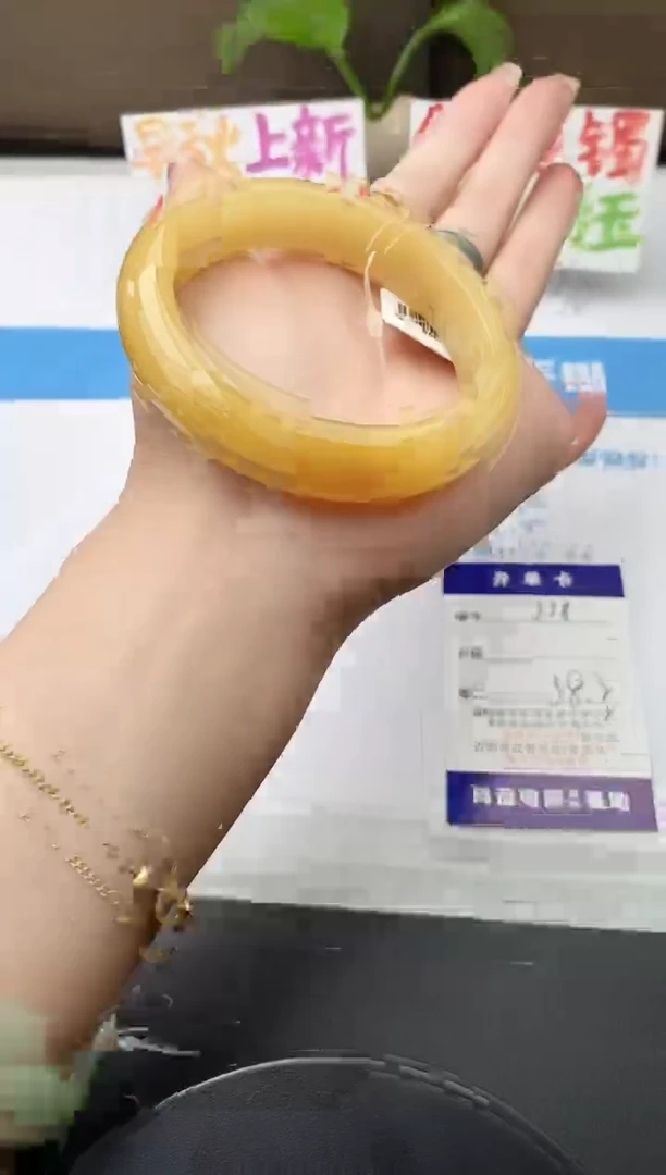 未镶嵌手镯石英质玉j38-HB多样性发货58+