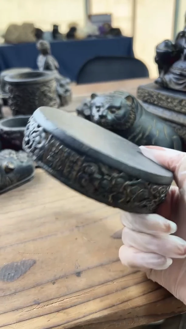 陶土【火山泥】吉祥底座