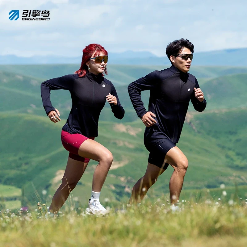 Engine bird防风软壳外套男女加绒保暖滑雪登山抗风跑步运动健身