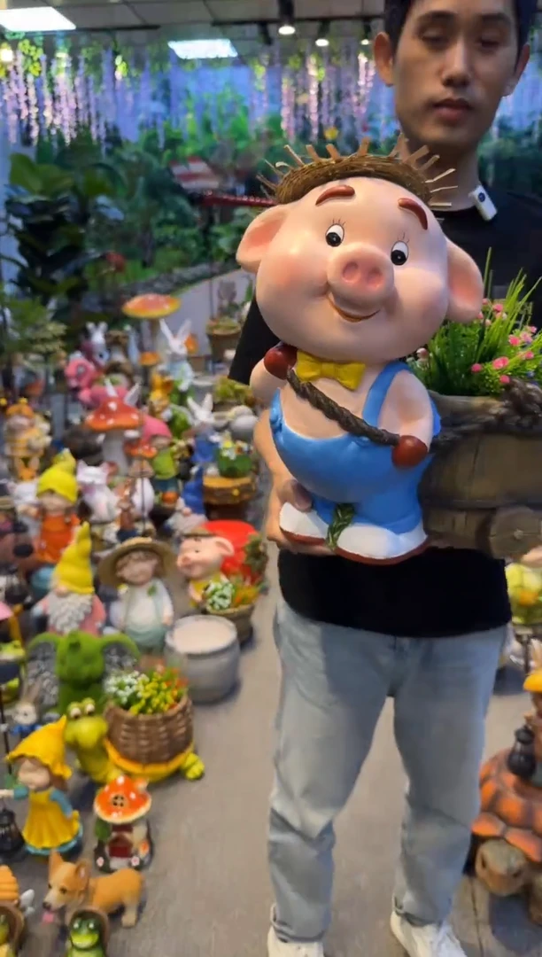 无花朵花园庭院摆件&00&