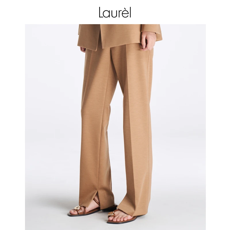 【丽公主专享】Laurel春夏通勤休闲直筒西裤女LWL341K03700