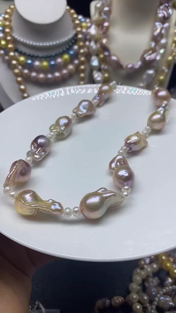 颈饰未镶嵌淡水珍珠多人