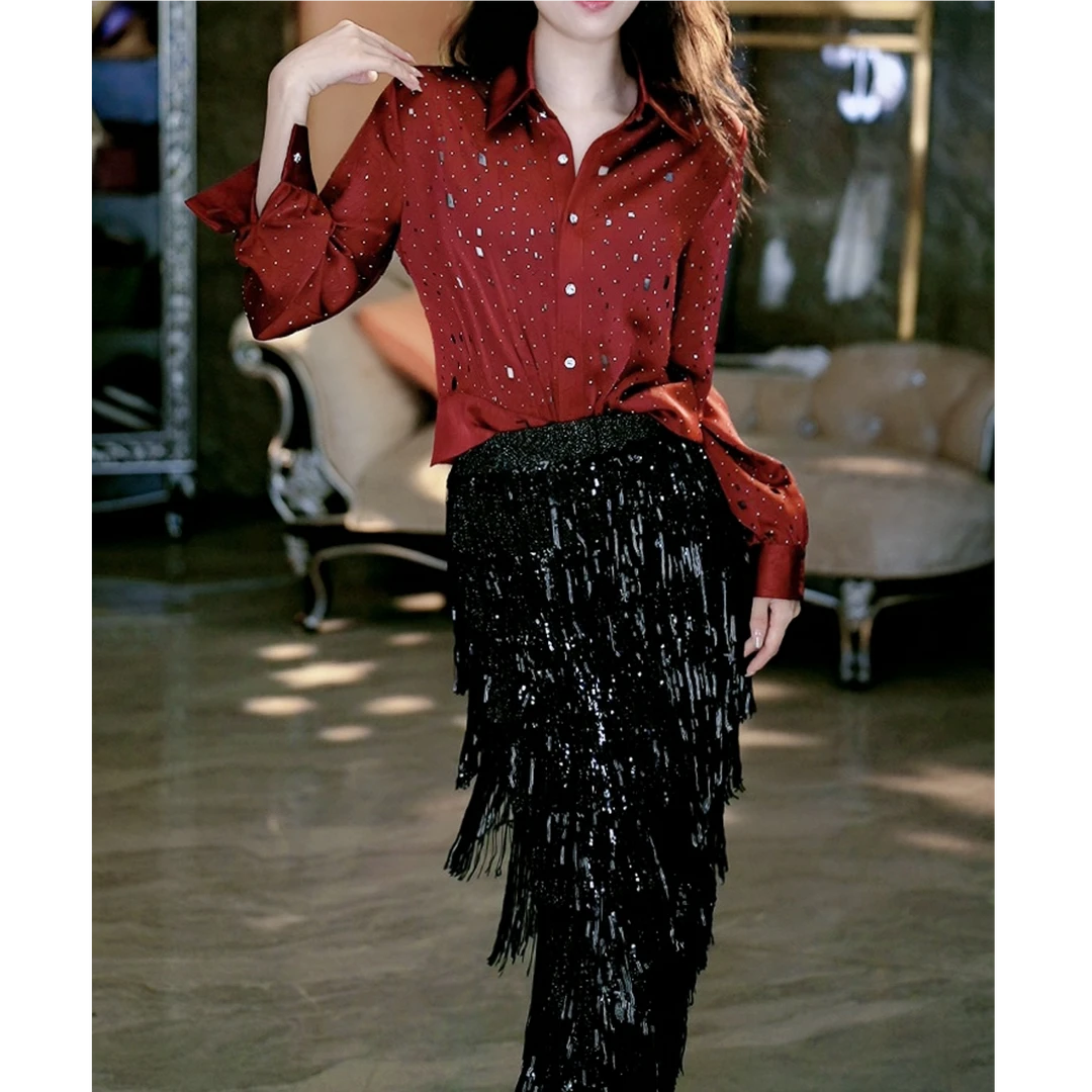 2-14【街角时光】法式淑媛气质上衣