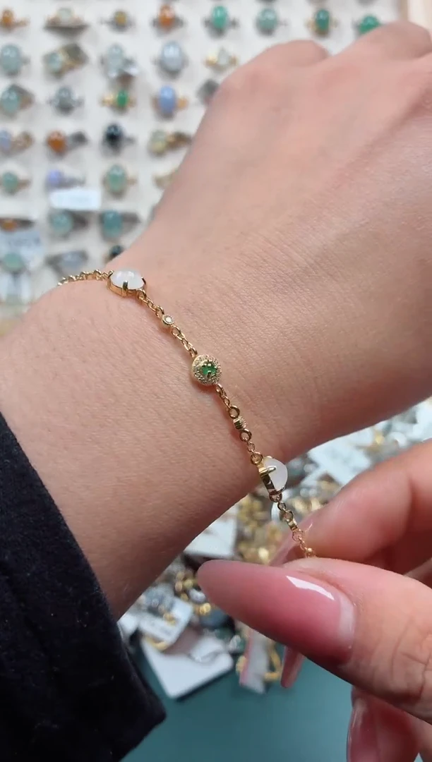 银S925镶嵌戒指翡翠.