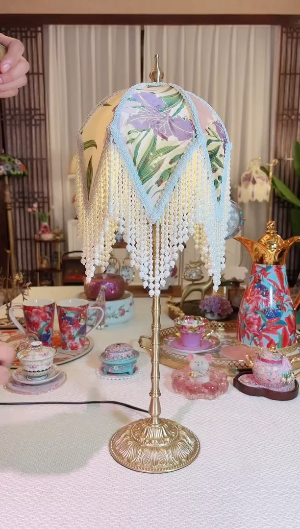 【闪购商品】瓷布艺台灯 -